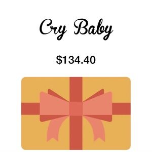 Cry Baby - gift card